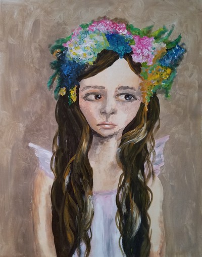 Ali Smith - Girl with Flower Crown