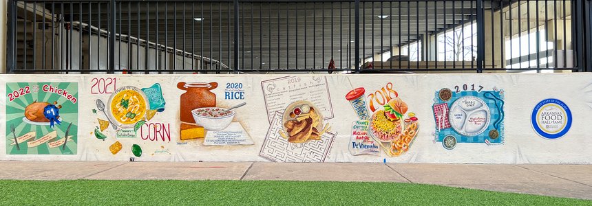 Arkansas Food Hall of Fame Mural Dedication